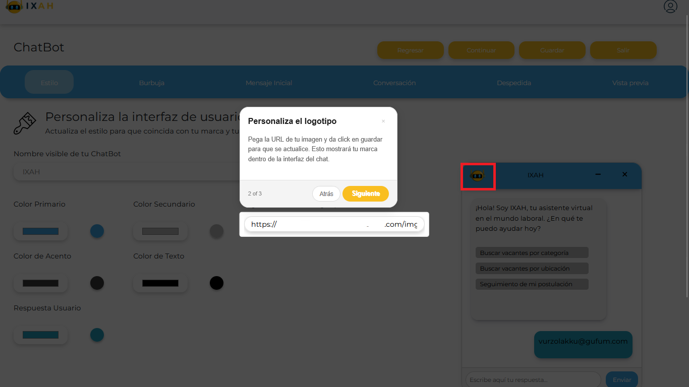 Logotipo del chatbot